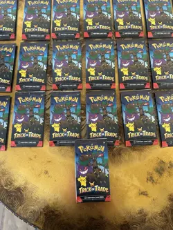 Pokemon TCG 2024 Trick or Trade BOOster - 22 mini packs Sealed - Image 4