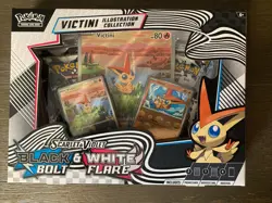 Pokemon TCG Black Bolt & White Flare Unova Victini Illustration Collection Box - Image 1