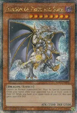 Yugioh! LP Dragon of Pride and Soul - INFO-EN000 - Quarter Century Secret Rare - - Image 1