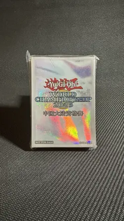 Yugioh Official Protector World Championship 2025 Chinese Asia 70 Sleeve NEW - Image 1