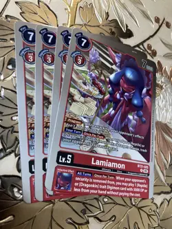 Digimon Card Game Playset Lamiamon BT21-025 R World Convergence - Image 1