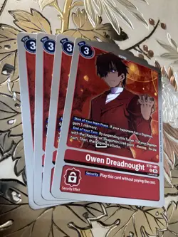 Digimon Card Game Playset Owen Dreadnought BT21-081 R World Convergence - Image 1