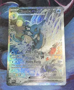 Pokemon TCG Kingdra EX Black Star Promo Card 131 Sir NM - Image 1