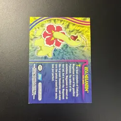 Meganium #154 Pokemon Topps Card blue logo vintage holo - Image 2