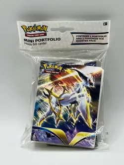 Pokemon TCG Sword & Shield Brilliant Stars Booster Pack 10 Card + Mini Portfolio - Image 1