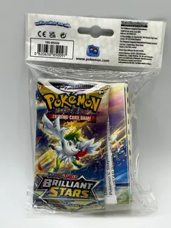 Pokemon TCG Sword & Shield Brilliant Stars Booster Pack 10 Card + Mini Portfolio - Image 2