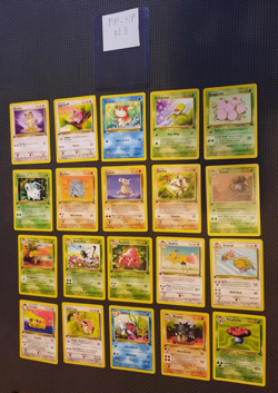 1999 pokemon jungle 1st Edition 20 card lot MP-HP Lot#3 - Image 1
