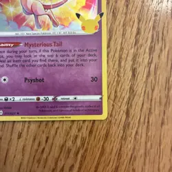 Pokemon Card Celebrations Set Mew 011/025 Holo Rare NM - Image 4