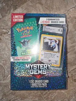 Pokemon Mystery Gems 1 CGC Graded Card & Booster Pack 2025 Limited Edition - Image 2