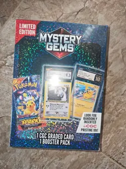 Pokemon Mystery Gems 1 CGC Graded Card & Booster Pack 2025 Limited Edition - Image 3