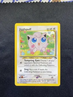 Pokemon TCG Jigglypuff Southern Islands 8/18 Promo Card NM Condition - Image 1