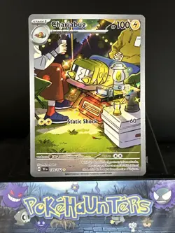 Pokemon Card Charjabug 169/162 Temporal Forces Holo Illustration Rare NM - Image 1