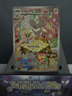 Pokemon Card Cinccino 183/162 Temporal Forces Illustration Rare Near Mint - Image 1