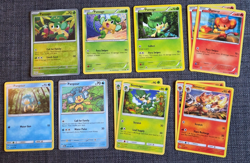 Panpour, Pansear, Pansage, Simisear, & Simisage - Pokemon Cards mini-set - Image 1