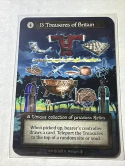 13 Treasures Of Britain Sorcery Contested Realm Arthurian Legends Unique NF - Image 1