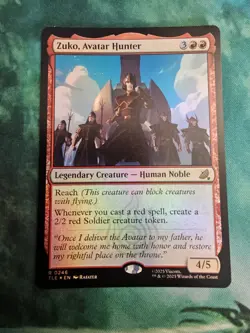 MTG FOIL Zuko, Avatar Hunter - Avatar: The Last Airbender Eternal #246 - Image 1