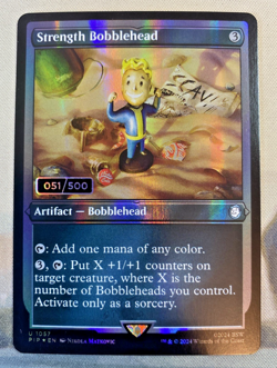 Strength Bobblehead (Serial Numbered) Universes Beyond: Fallout Foil - Image 1