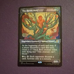 MTG - The Raven Man - *Textured Foil Showcase* - Dominaria United - Image 1