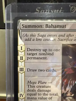 MTG x Final Fantasy Summon: Bahamut FFX Saga Dragon Mythic Rare 001 - Image 5