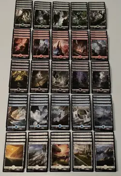 Battle For Zendikar BFZ x100 Full Art Land Set x4 Of Each Art MtG NM unplayed - Image 2