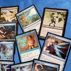 Whole COMMANDER Magic Deck MTG - Beat You Black 'n' Blue ***FAERIES*** TribalFun - Image 4