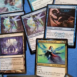 Whole COMMANDER Magic Deck MTG - Beat You Black 'n' Blue ***FAERIES*** TribalFun - Image 5
