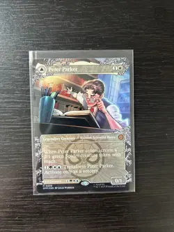 Peter Parker (Borderless Foil) (0208) Marvel's Spiderman (SPM) - MTG - Image 1