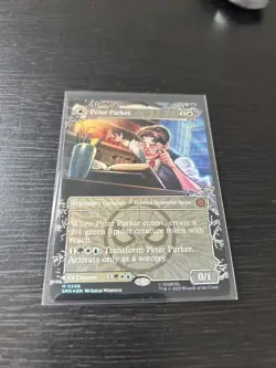 Peter Parker (Borderless Foil) (0208) Marvel's Spiderman (SPM) - MTG - Image 2