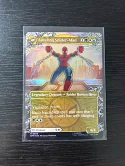 Peter Parker (Borderless Foil) (0208) Marvel's Spiderman (SPM) - MTG - Image 3