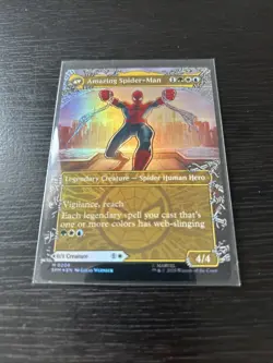 Peter Parker (Borderless Foil) (0208) Marvel's Spiderman (SPM) - MTG - Image 4