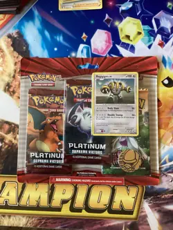 Pokemon Platinum Supreme Victors 3 Pack Booster Blister EX Holon Phantoms Sealed - Image 1