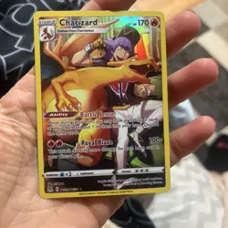 Charizard TG03/TG30 Full Art NM/M Lost Origin Pokemon Card - Image 1