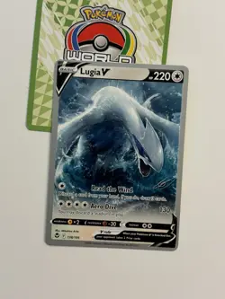 Lugia V 138/195 2023 Pokemon World Championships Deck Variant Silver Tempest A - Image 1