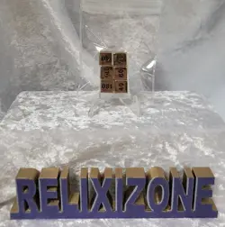 Pokemon Metal Damage Counter Dice Ultra Premium Charizard 6 Gold dice - Image 1