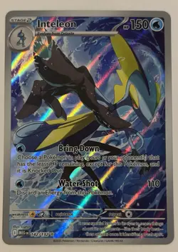 Inteleon 142/132 Illustration Rare - ME01: Mega Evolution Pokemon TCG - NM. - Image 1