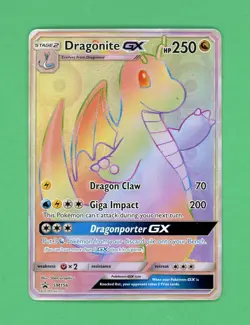 Dragonite GX Pokemon Dragon Majesty Secret Rare Black Star Promo SM156 - Image 1