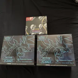Pokemon Center Phantasmal Flames ETB X2, And booster box - Image 1