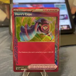 Pokemon TCG Hero's Cape Scarlet & Violet-Temporal Forces 152/162 Holo Ace Rare - Image 1