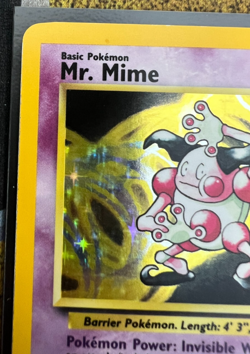 Pokemon Mr. Mime 6/64 Jungle Holofoil No Symbol Misprint Moderately Played - Image 2