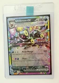 Umbreon ex [Stamped] #60 - Pokemon Prismatic Evolutions - Pack Fresh NM/M - Image 2