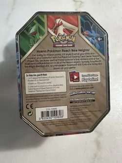 Pokemon TCG 2015 Hoenn Power Blaziken EX Tin New Factory Sealed. - Image 2