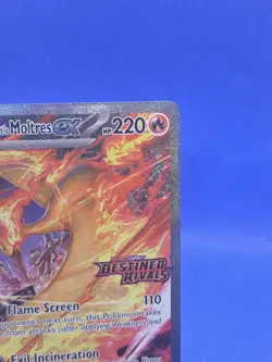 Pokemon Destined Rivals Team Rocket’s Moltres ex 229/182 Stamped Promo NM - Image 4