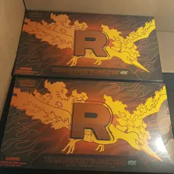 Pokemon TCG Team Rocket’s Moltres EX Ultra Premium Collection (Sealed & In Hand) - Image 1