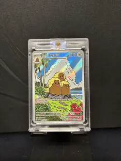 2024 Pokemon SV Surging Sparks Alolan Dugtrio 208 /191 SIR Full Art Holo Rare - Image 1