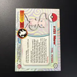 Pokemon Topps Series 3 Mew #151 Blue Label Non Holo - Image 2