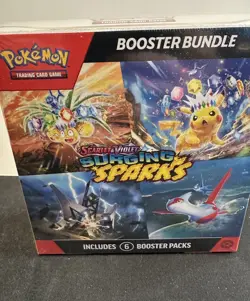 Pokemon TCG Surging Sparks Booster Bundle (6 Packs) Factory Sealed - Image 2