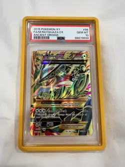 Mega Rayquaza EX PSA 10 “888” Cert 2015 Pokemon XY Ancient Origins #98 - Image 1