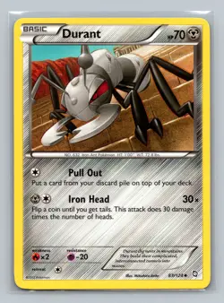 Pokemon TCG Durant 83/124 Dragons Exalted Normal LP - Image 1