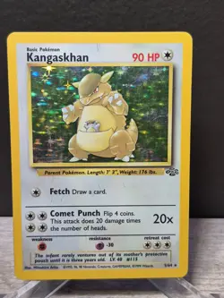 Pokemon TCG Kangaskhan 5/64 - Jungle Holo Rare - 1999 WOTC Vintage - Image 2