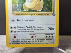 Pokemon TCG Kangaskhan 5/64 - Jungle Holo Rare - 1999 WOTC Vintage - Image 4